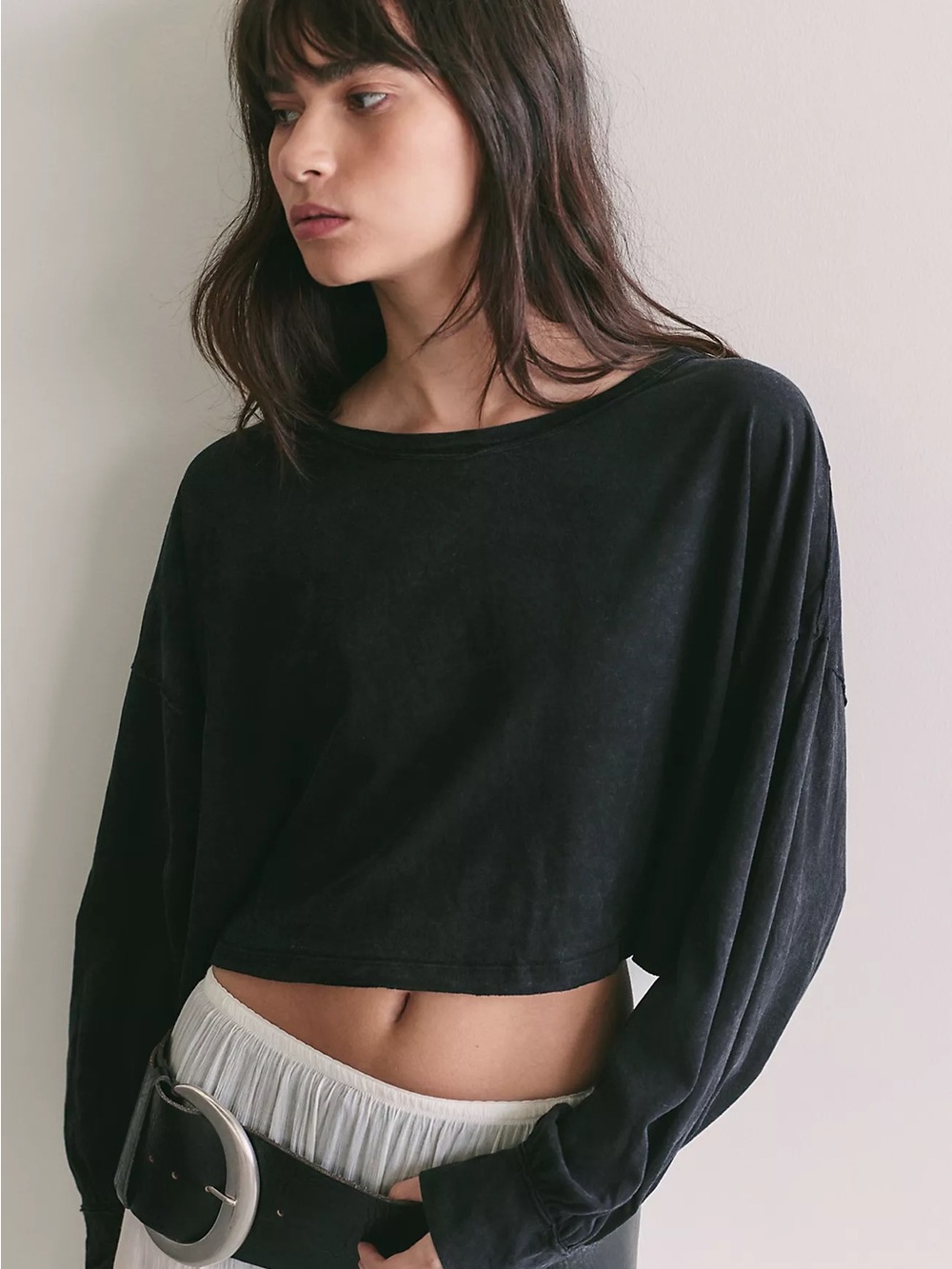 Free People/We The Free Sandy Long Sleeve Top NWT
